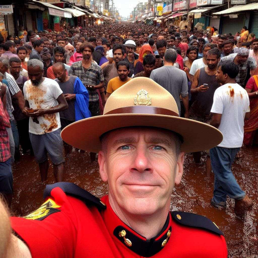 Read more about the article Canadian Mountie selfie version 2