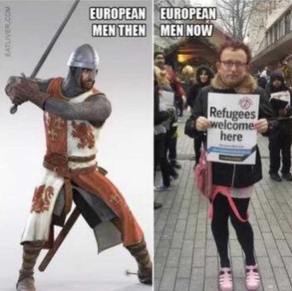 european-men-then-european-men-now-knight-with-sword-refugees-welcome-600x598.jpg