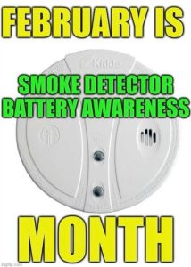 Read more about the article Happy Smoke Detector Battery Awareness Month