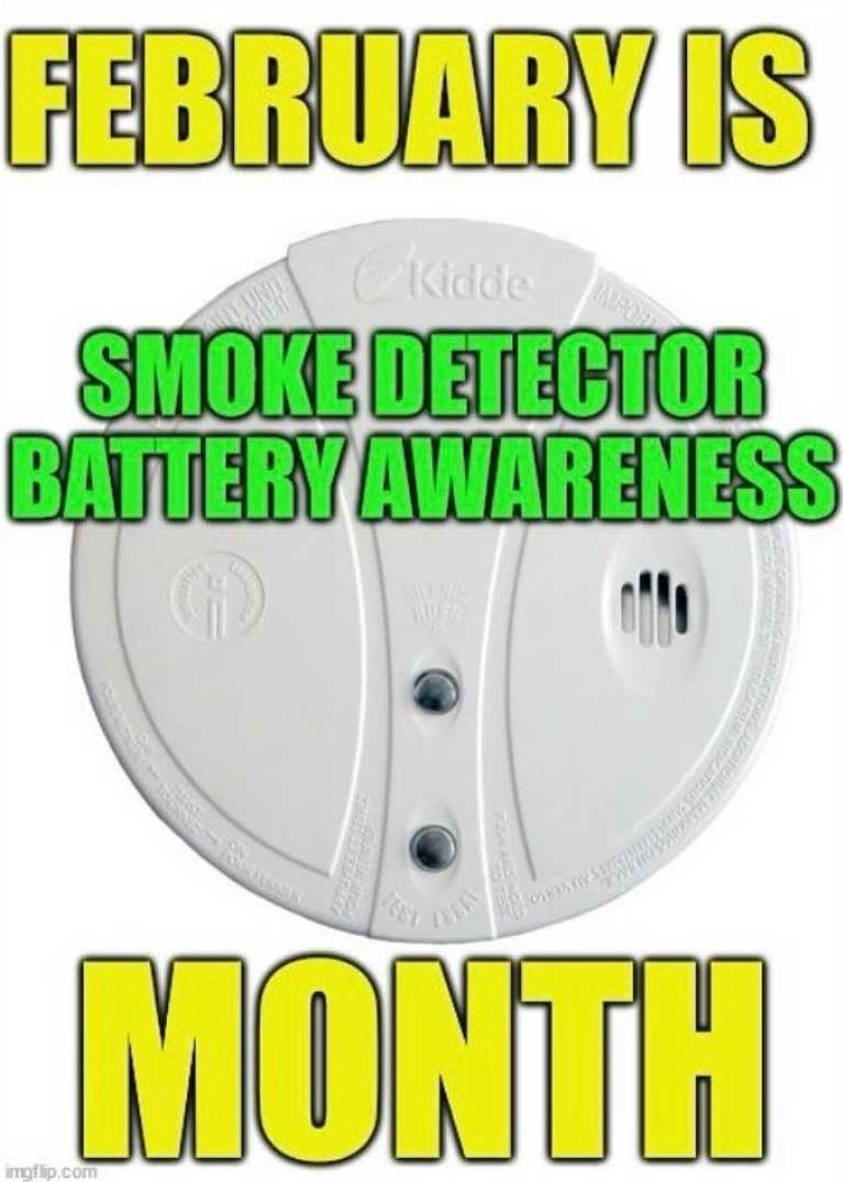 Read more about the article Happy Smoke Detector Battery Awareness Month